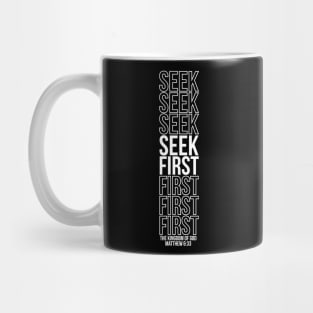 Matthew 6:33 Mug